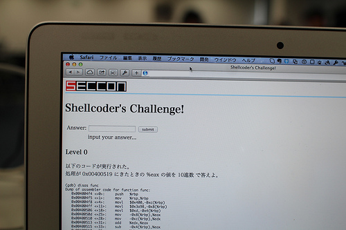 Shellcoder's Challenge問題サイト
