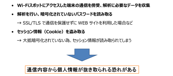 なぜフリーWi-Fiスポットから傍受者はデータ抜き取りを行うのか理由と被害者にあう内容の可能性