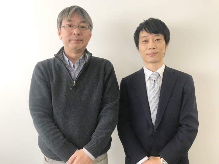 WizBiz株式会社新谷哲代表取締役社長（写真左）とＦＦＲＩ代表の鵜飼